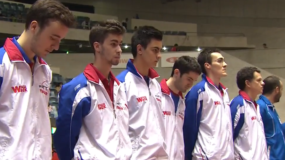 WTTC 2014 Tokyo – Men’s Teams Group C : France – Greece (Part 1)