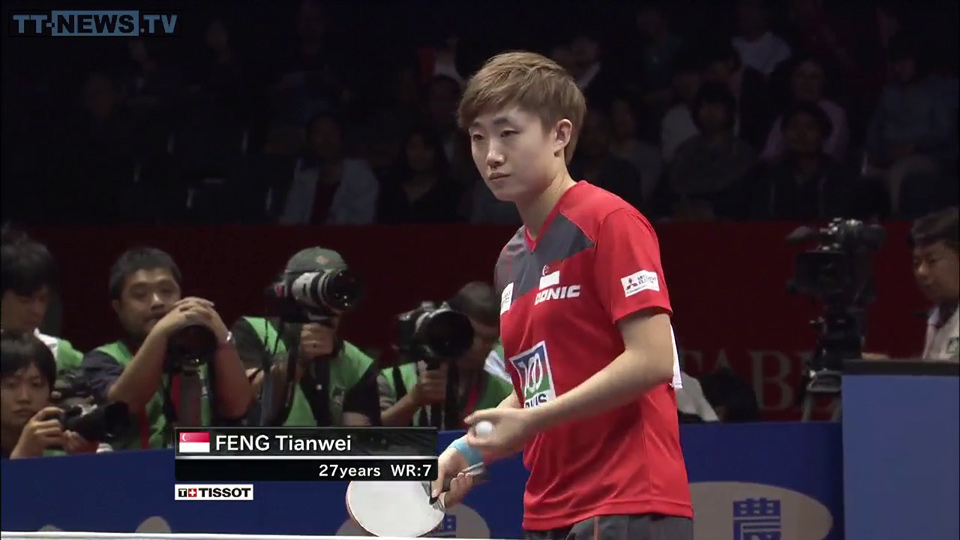 WTTC 2014 Tokyo – Women’s Teams Semi-Final: Singapore – China (Part 1)