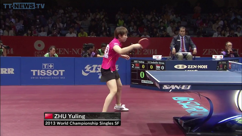 WTTC 2014 Tokyo – Women’s Teams Semi-Final: Singapore – China (Part 2)