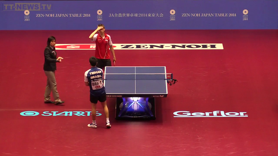 WTTC 2014 Tokyo – Men’s Teams Group A: Brazil – Serbia (Part 3)