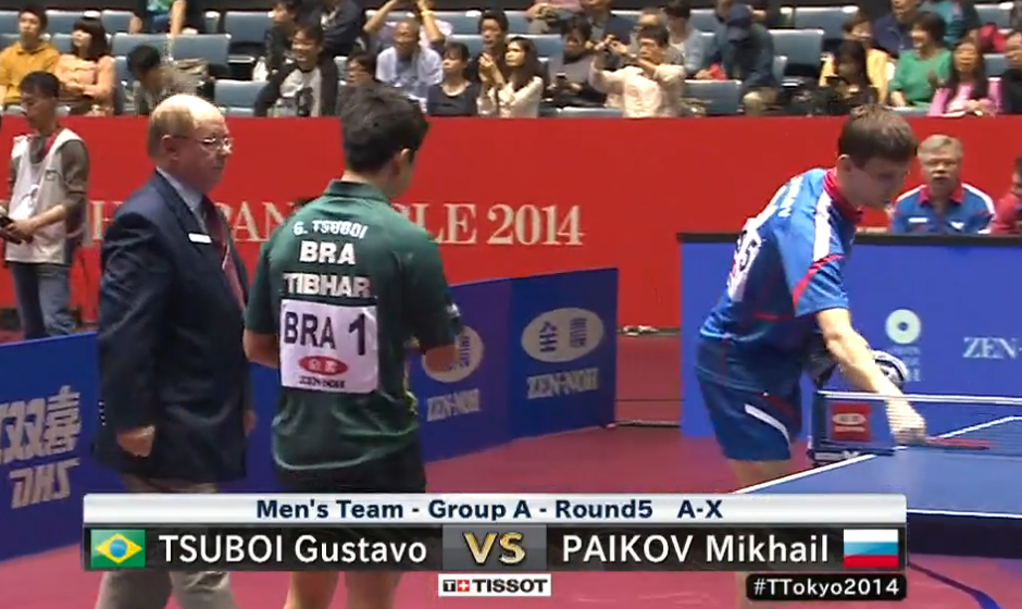 WTTC 2014 Tokyo – Men’s Team Group A: Brazil – Russia