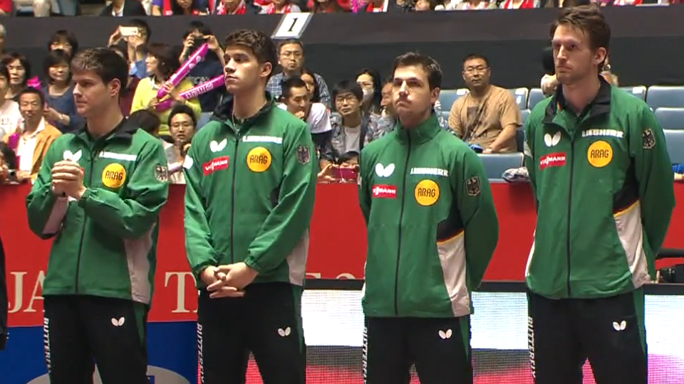 WTTC 2014 Tokyo – Men’s Teams Quarter Final: Germany – Singapore (Part 1)