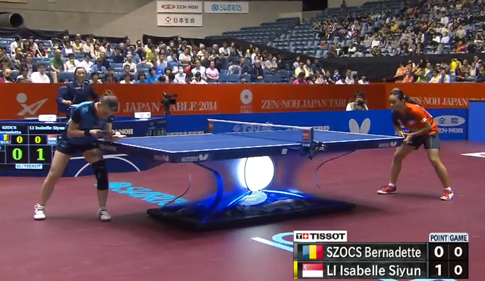 WTTC 2014 Tokyo – Women´s Team Quarter Final – ROMANIA – SINGAPORE (Part 2)