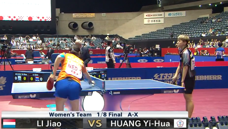 WTTC 2014 Tokyo – Women´s Team Round of 16 – NETHERLANDS – CHINESE TAIPEI (Part1)