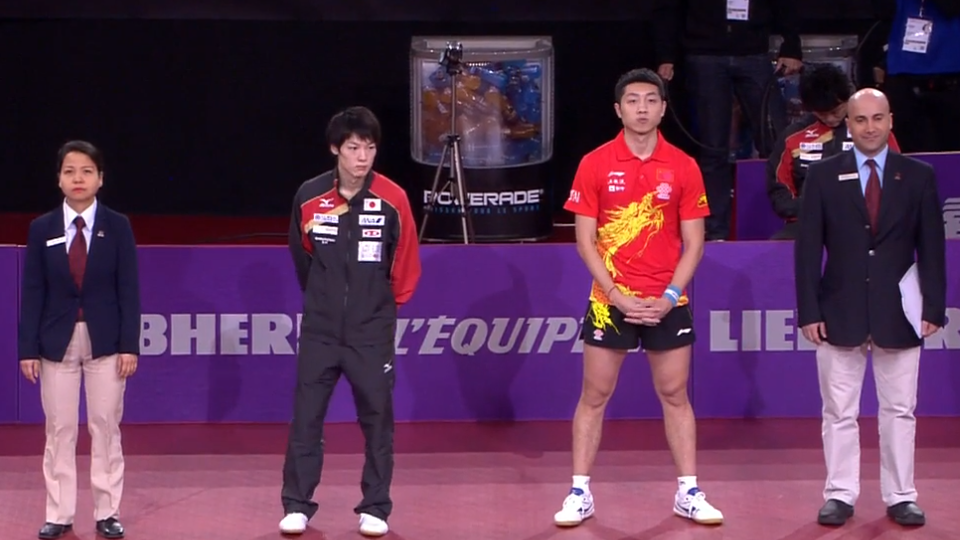 WTTC 2013 Paris (FRA) – MS Quarter-Final: Xu Xin (CHN) – Kenta Matsudaira (JPN)