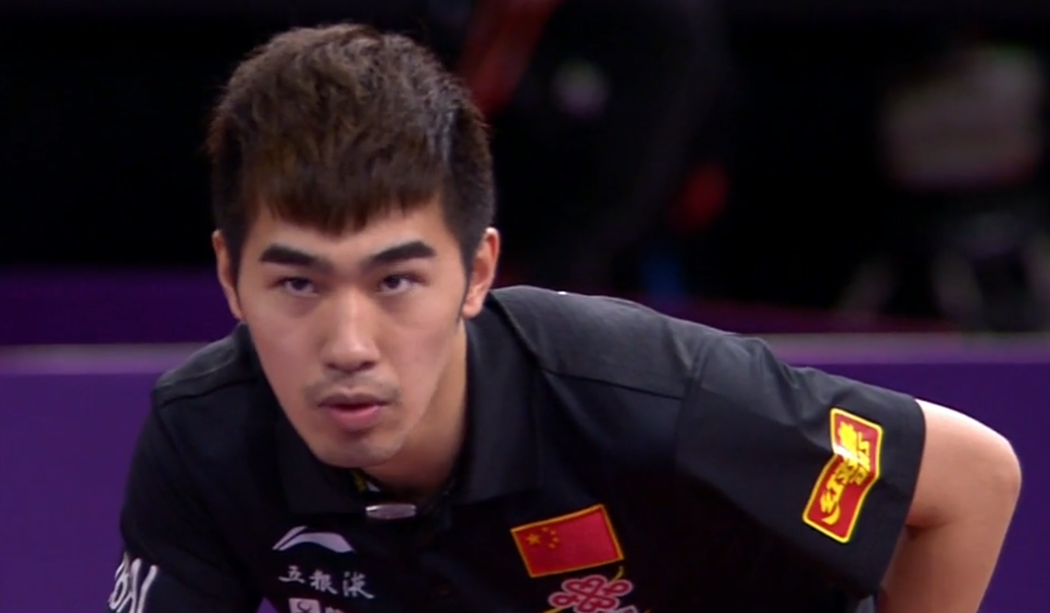 WTTC 2013 Paris (FRA) – MS Round of 16: Yan An (CHN) – Chuang Chih-Yuan (TPE)