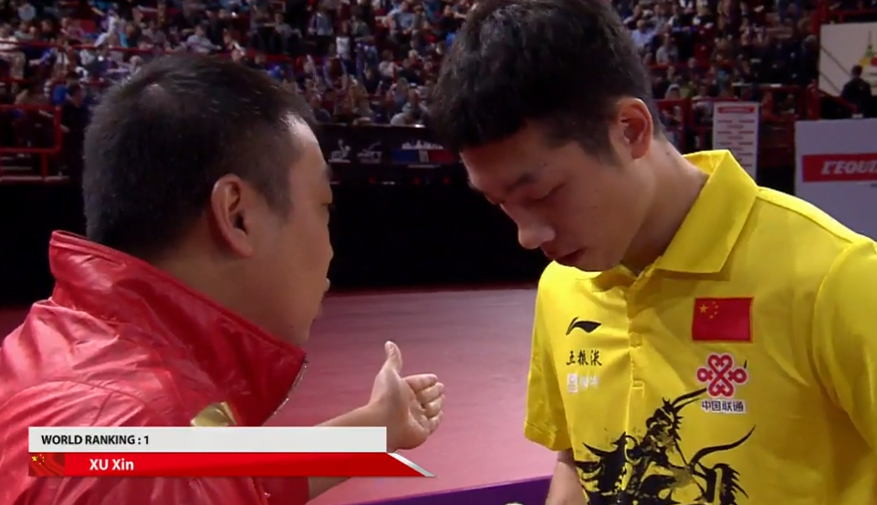 WTTC 2013 Paris (FRA) – MS Round of 16: Xu Xin (CHN) – Marcos Freitas (POR)