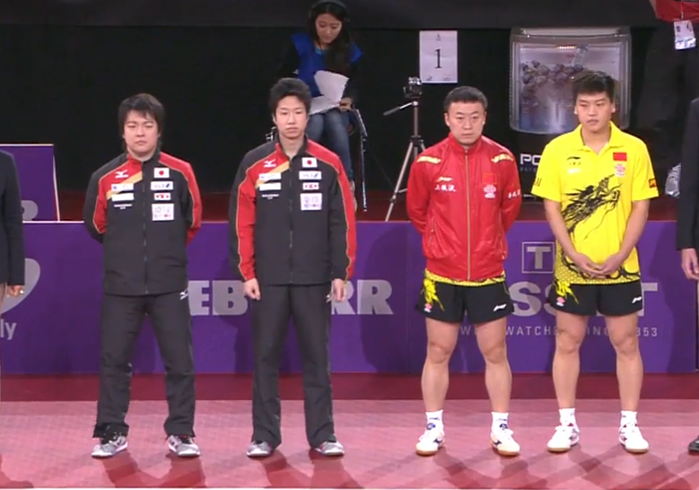 WTTC 2013 Paris (FRA) – MD Semi-Final: HAO Shuai / MA Lin (CHN) – KISHIKAWA Seiya / MIZUTANI Jun (JPN)