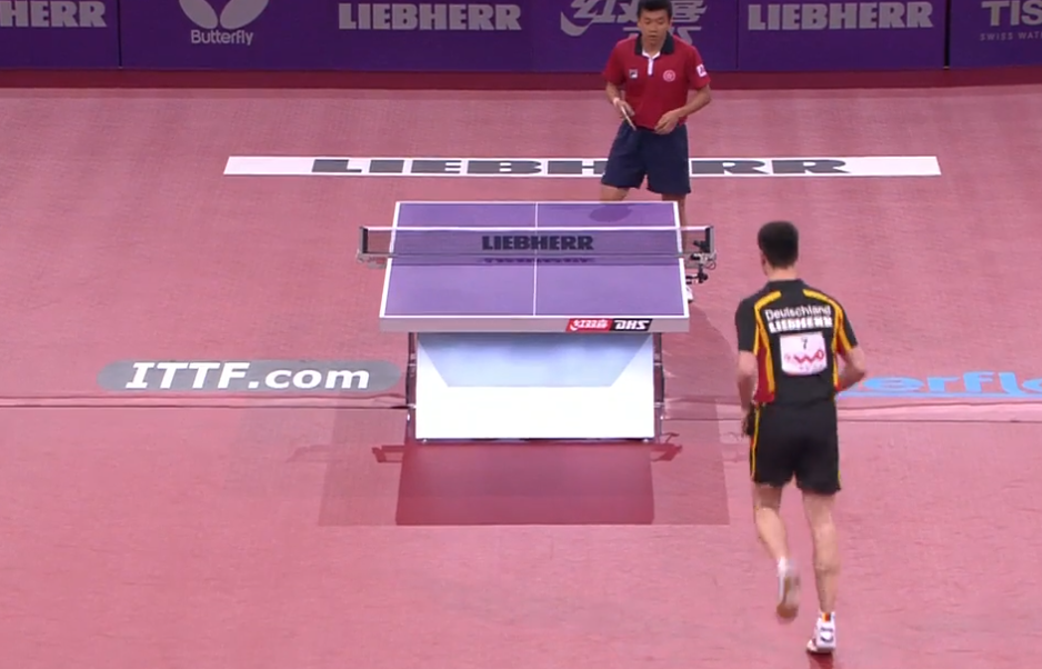 WTTC 2013 Paris (FRA) – MS Round of 32: OVTCHAROV Dimitrij (GER) – TANG Peng (HKG)