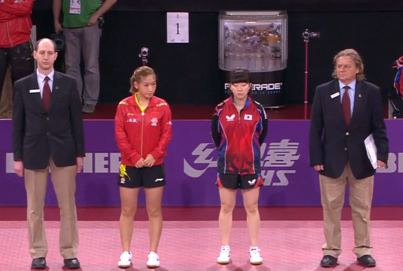 WTTC 2013 Paris (FRA) – WS Round of 16: SEO Hyowon (KOR) – LIU Shiwen (CHN)