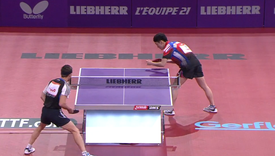 WTTC 2013 Paris (FRA) – MS Round 2: Kalinikos Kreanga (GRE) – Kim Min Seok (KOR)