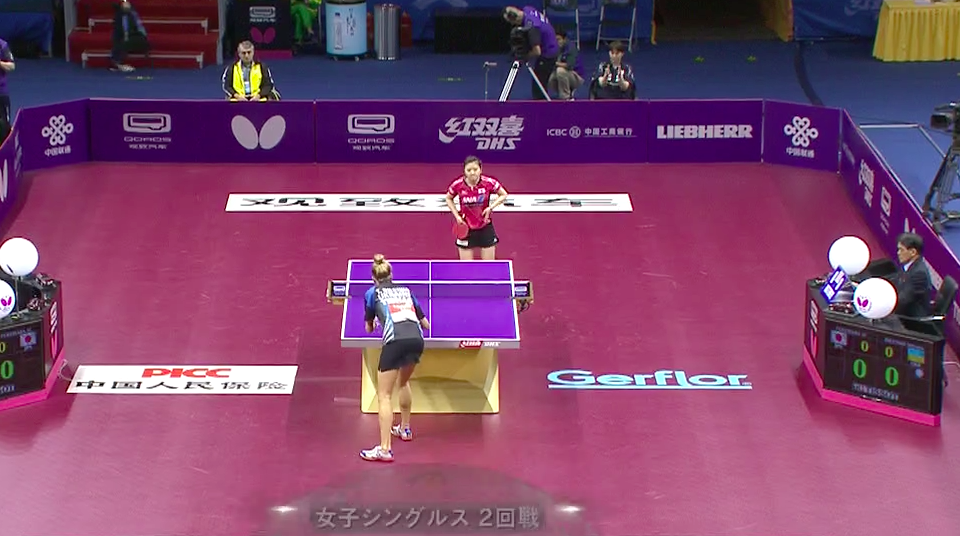 WTTC 2015 Suzhou – Women’s Singles Round of 64 – Bilenko Tetyana (UKR) vs. Fukuhara Ai (JPN)