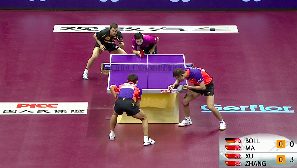 WTTC 2015 Suzhou – Men’s Doubles Round of 32 – Boll Timo (GER) / Ma Long (CHN) vs. Xu Xin (CHN) / Zhang Jike (CHN)