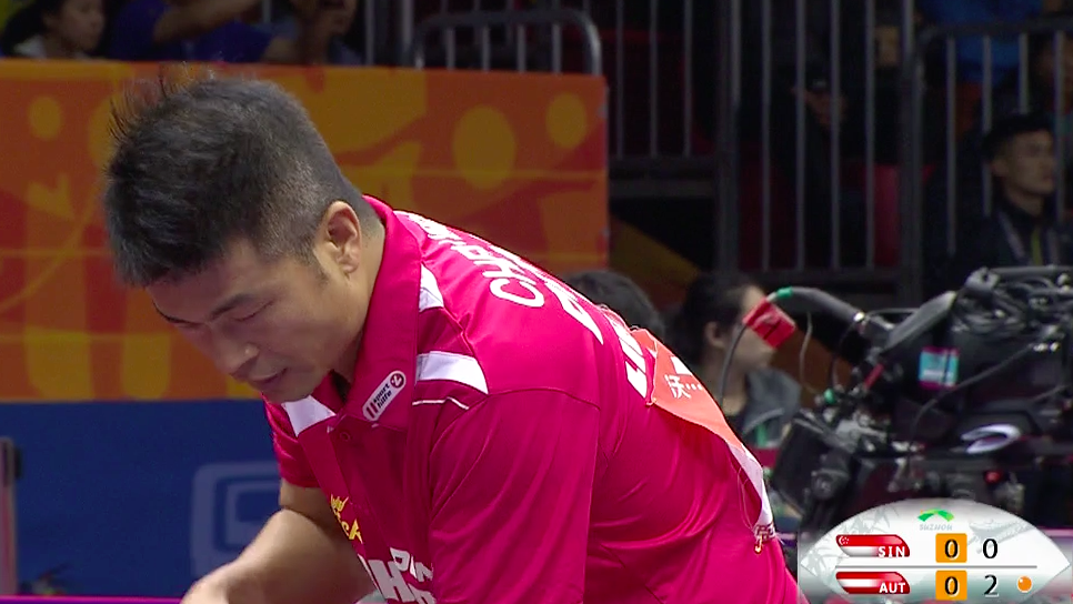 WTTC 2015 Suzhou – Men’s Singles Round of 32 – Gao Ning (SIN) vs. Chen Weixing (AUT)