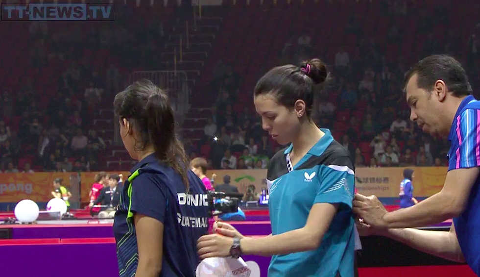 WTTC 2015 Suzhou – Women’s Doubles Round of 64 – Helmy Yousra (EGY) / Montufar Andrea (GUA) vs. Hirano Miu (JPN) / Ito Mima (JPN)