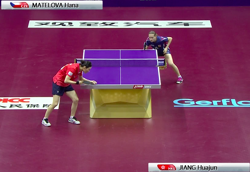 WTTC 2015 Suzhou – Women’s Singles Round of 32 – Iang Huajun (HKG) vs. Matelova Hana (CZE)