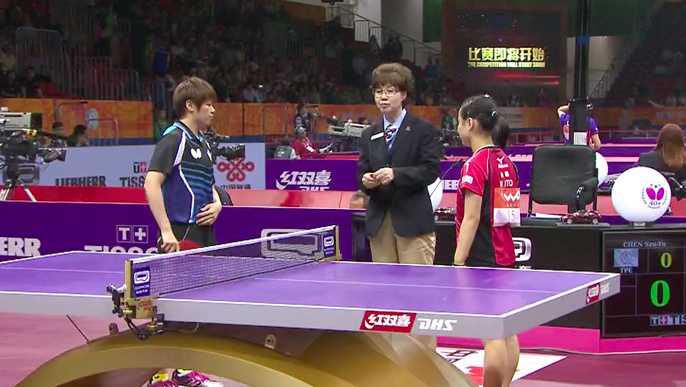 WTTC 2015 Suzhou – Women’s Singles Round of 32 – Ito Mima (JPN) vs. Chen Szu-Yu (TPE)