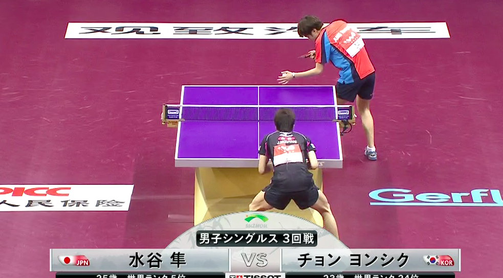 WTTC 2015 Suzhou – Men’s Singles Round of 32 – Jung Youngsik (KOR) vs. Mizutani Jun (JPN)