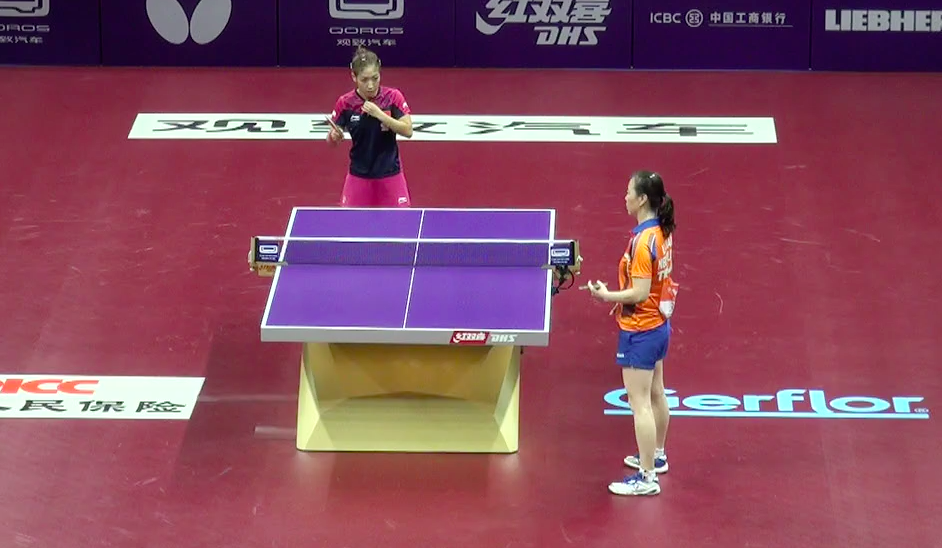 WTTC 2015 Suzhou – Women’s Singles Round of 32 – Li Jiao (NED) vs. Liu Shiwen (CHN)