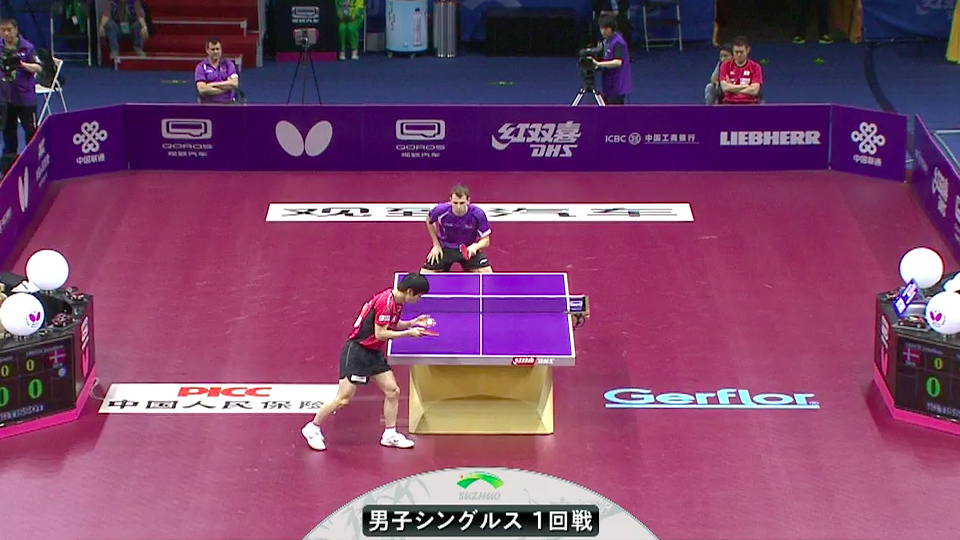 WTTC 2015 Suzhou – Men’s Singles Round of 128 – Matsudaira Kenta (JPN) vs. Groth Jonathan (DEN)