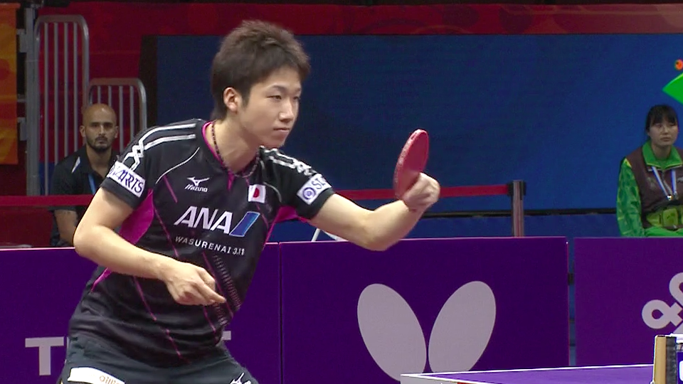 WTTC 2015 Suzhou – Men’s Singles Round of 128 – Mizutani Jun (JPN) vs. Platonov Pavel (BLR)