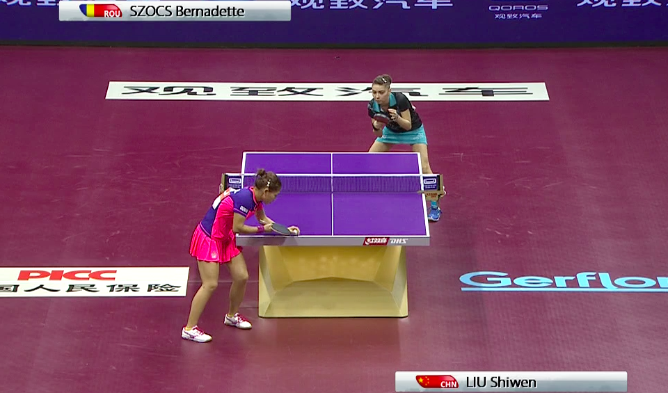 WTTC 2015 Suzhou – Women’s Singles Round of 64 – Szocs Bernadette (ROU) vs. Liu Shiwen (CHN)