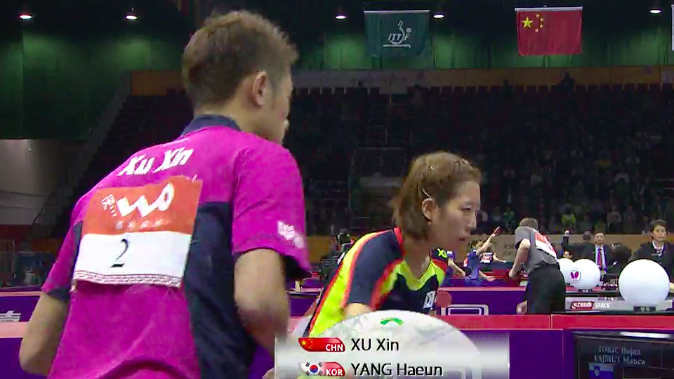 WTTC 2015 Suzhou – Mixed Doubles Round of 128 –  Xu Xin (CHN) / Yang Haeun (KOR) vs. Tokic Bojan (SLO) / Fajmut Manca (SLO)