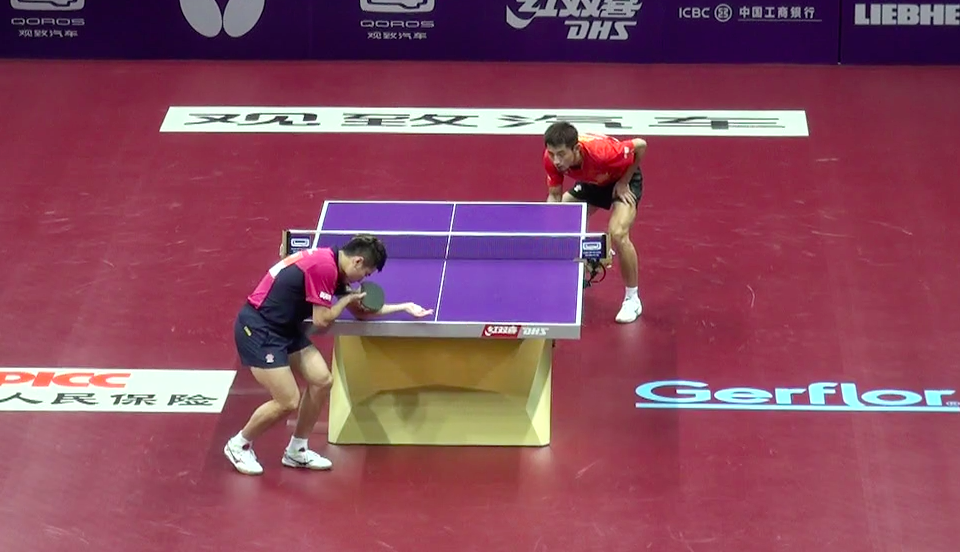 WTTC 2015 Suzhou – Men’s Singles Round of 32 –  Zhang Jike (CHN) vs. Liang Jingkun (CHN)