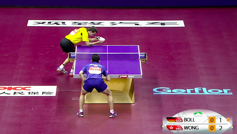 WTTC 2015 Suzhou – Men’s Singles Round of 16 – Boll Timo (GER) vs. Wong Chun Ting (HKG)