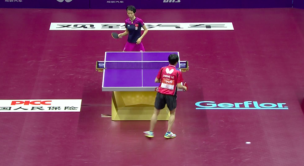 WTTC 2015 Suzhou – Women`s Singles Round of 16 – Cheng I-Ching (TPE) vs. Wu Yang (CHN)