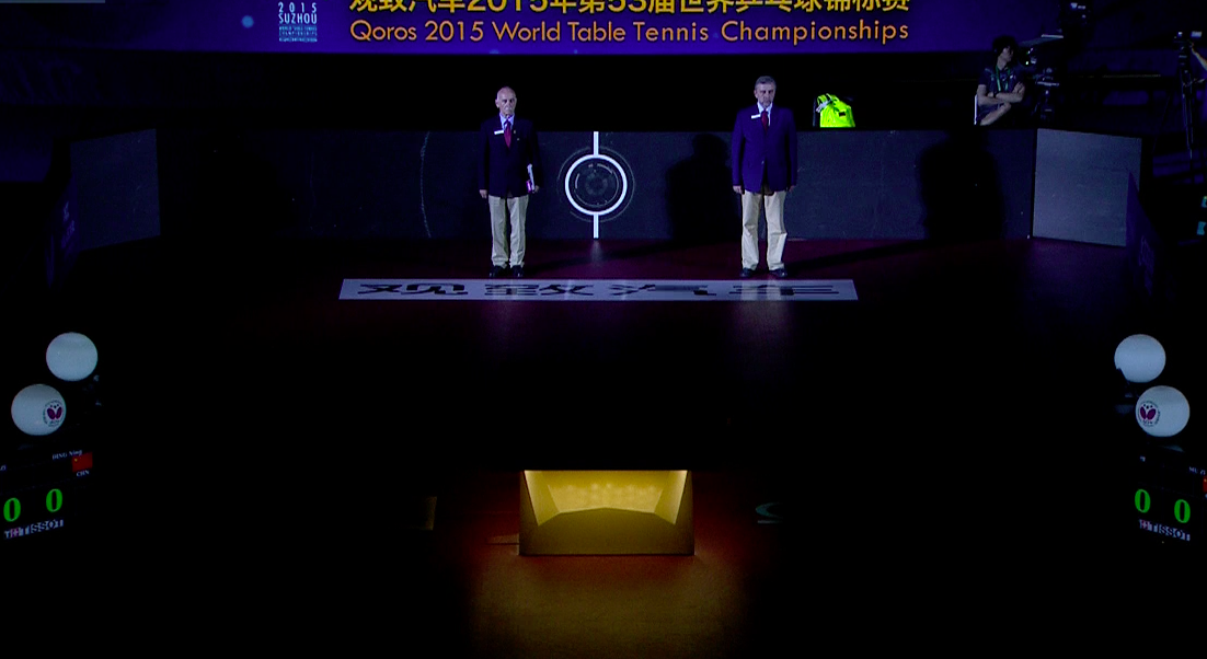 WTTC 2015 Suzhou – Women’s Singles Semi Final – DING Ning (CHN) vs. MU Zi (CHN)