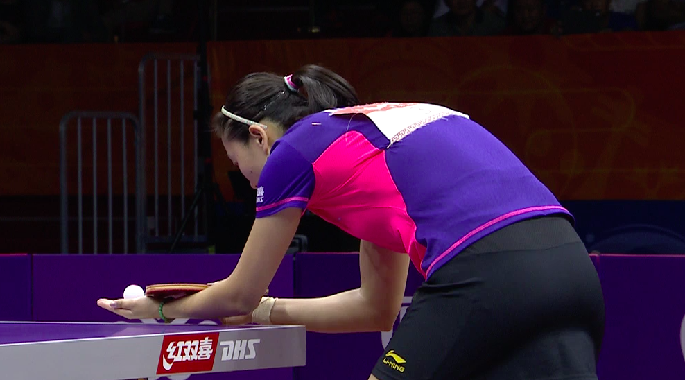 WTTC 2015 Suzhou – Women`s Singles Round of 16 – Li Xiaoxia (CHN) vs. Jiang Huajun (HKG)