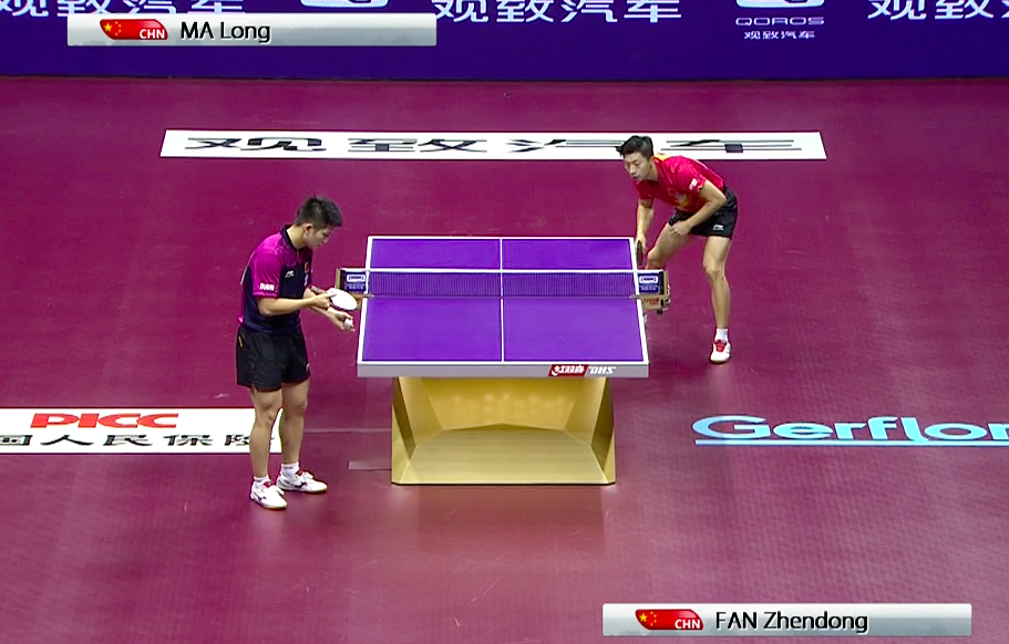 WTTC 2015 Suzhou – Men’s Singles Semi Final – MA Long (CHN) vs. FAN Zhendong (CHN)