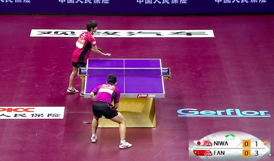 WTTC 2015 Suzhou – Men’s Singles Round of 16 – Niwa Koki (JPN) vs. Fan Zhendong (CHN)