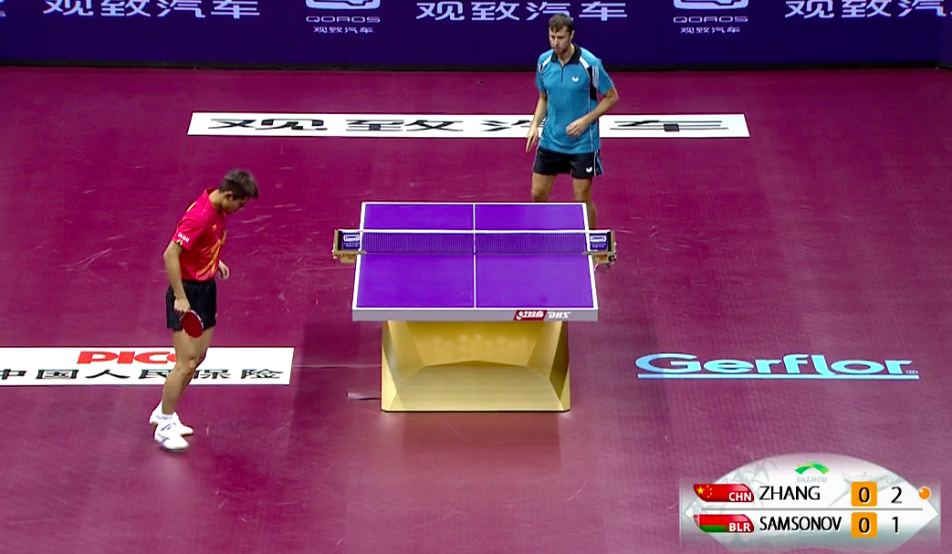 WTTC 2015 Suzhou – Men’s Singles Round of 16 – ZHANG Jike (CHN) vs. SAMSONOV Vladimir (BLR)